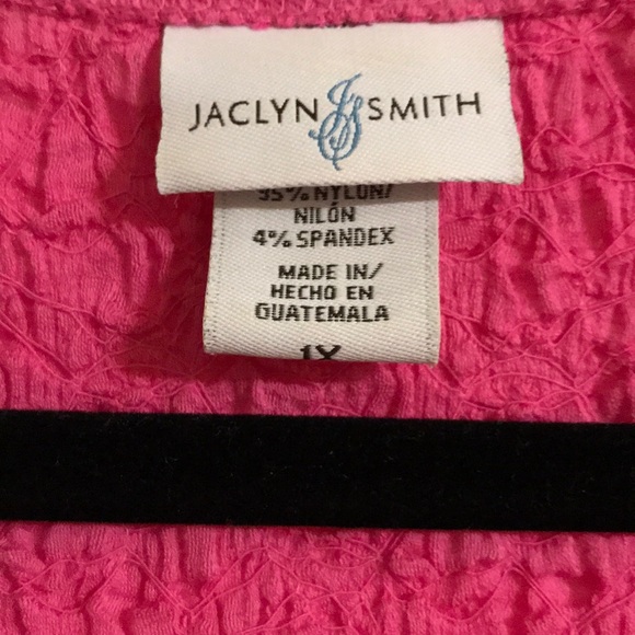 Hot pink plus size top - Picture 3 of 5